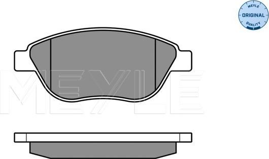 Meyle 025 239 8119/W - Brake Pad Set, disc brake onlydrive.pro