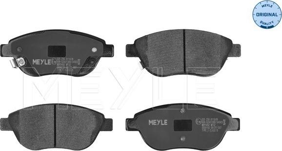 Meyle 025 239 8119/W - Brake Pad Set, disc brake onlydrive.pro