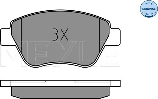 Meyle 025 239 8217/W - Brake Pad Set, disc brake onlydrive.pro