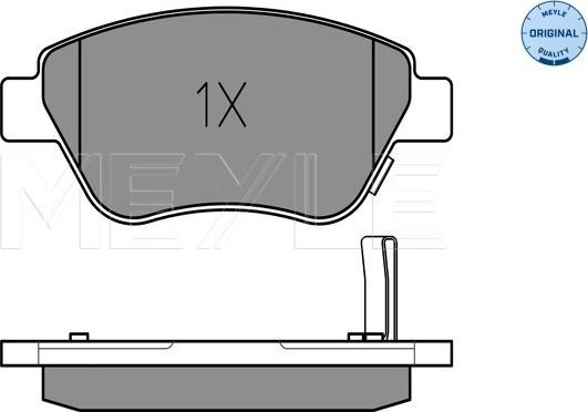 Meyle 025 239 8217/W - Brake Pad Set, disc brake onlydrive.pro