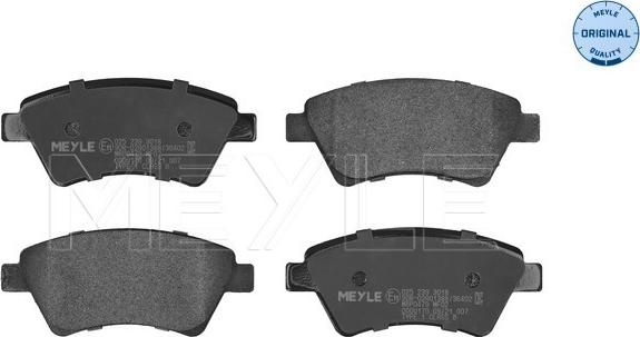 Meyle 025 239 3018 - Brake Pad Set, disc brake onlydrive.pro