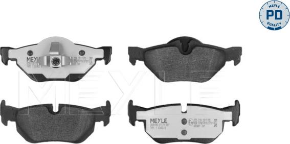 Meyle 025 239 2617/PD - Brake Pad Set, disc brake onlydrive.pro