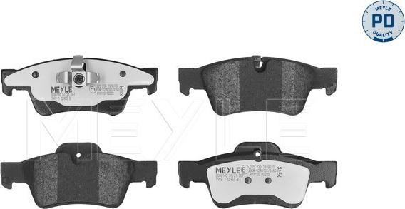 Meyle 025 239 2318/PD - Brake Pad Set, disc brake onlydrive.pro