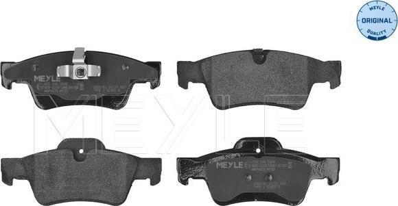 Meyle 025 239 2318 - Brake Pad Set, disc brake onlydrive.pro