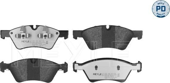 Meyle 025 239 2221/PD - Brake Pad Set, disc brake onlydrive.pro