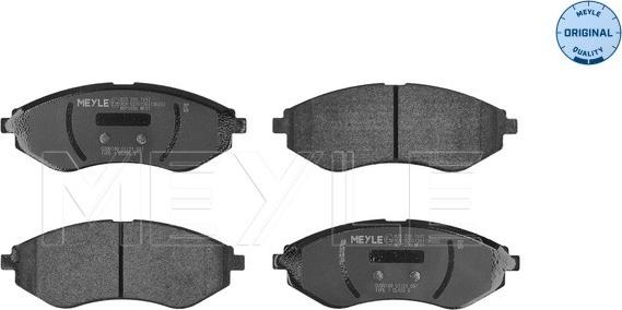 Meyle 025 239 7417 - Brake Pad Set, disc brake onlydrive.pro