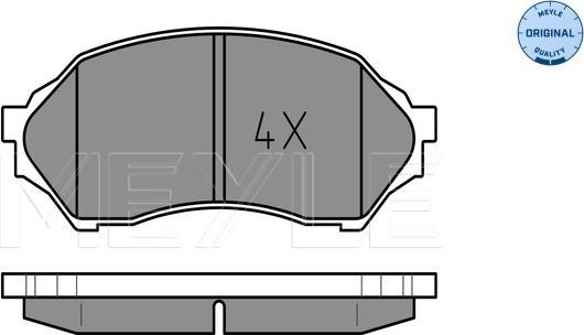 Meyle 025 234 9016 - Brake Pad Set, disc brake onlydrive.pro