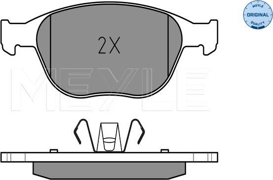 Meyle 025 234 4017 - Brake Pad Set, disc brake onlydrive.pro