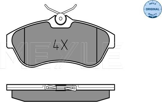 Meyle 025 234 0919 - Brake Pad Set, disc brake onlydrive.pro