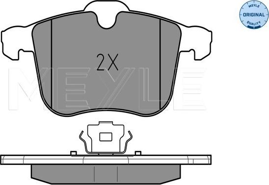 Meyle 025 234 0419 - Brake Pad Set, disc brake onlydrive.pro