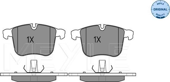 Meyle 025 234 0419 - Brake Pad Set, disc brake onlydrive.pro