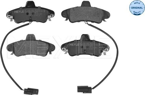 Meyle 025 234 1015/B - Brake Pad Set, disc brake onlydrive.pro