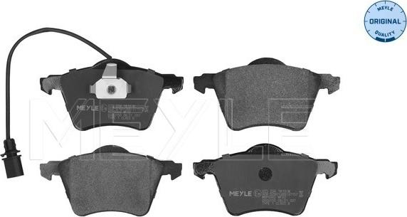 Meyle 025 234 1819/W - Brake Pad Set, disc brake onlydrive.pro