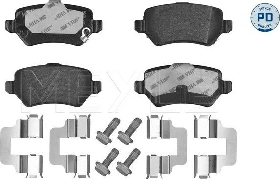 Meyle 025 234 1715/PD - Piduriklotsi komplekt,ketaspidur onlydrive.pro