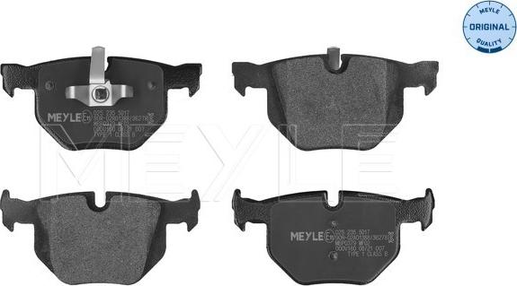 Meyle 025 235 5017 - Brake Pad Set, disc brake onlydrive.pro