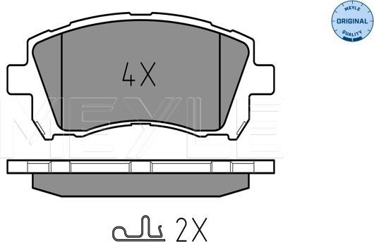 Meyle 025 235 5817/W - Brake Pad Set, disc brake onlydrive.pro