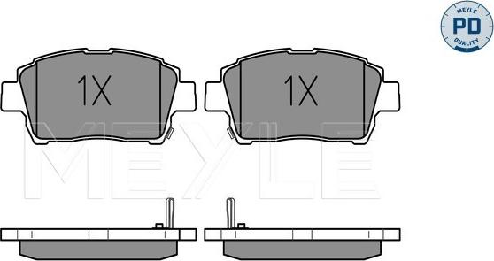 Meyle 025 235 1017/PD - Brake Pad Set, disc brake onlydrive.pro