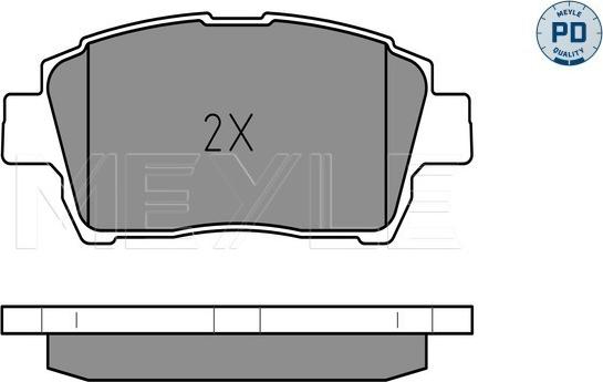 Meyle 025 235 1017/PD - Brake Pad Set, disc brake onlydrive.pro