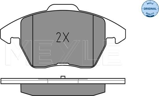 Meyle 025 235 8919 - Brake Pad Set, disc brake onlydrive.pro