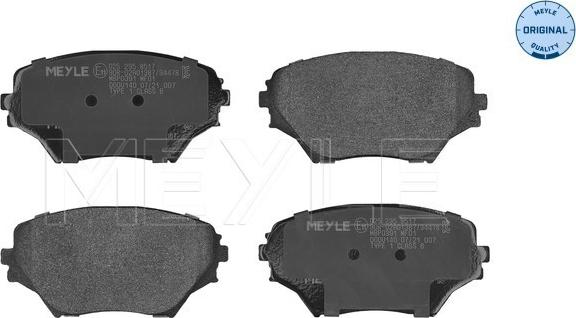 Meyle 025 235 8517 - Brake Pad Set, disc brake onlydrive.pro