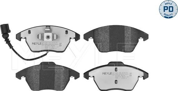 Meyle 025 235 8720/PD - Brake Pad Set, disc brake onlydrive.pro