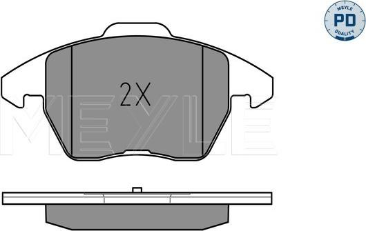 Meyle 025 235 8720/PD - Piduriklotsi komplekt,ketaspidur onlydrive.pro