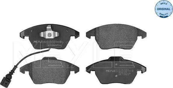 Meyle 025 235 8720/W - Brake Pad Set, disc brake onlydrive.pro