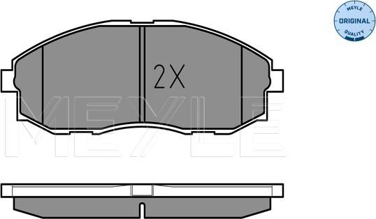 Meyle 025 235 3617/W - Brake Pad Set, disc brake onlydrive.pro