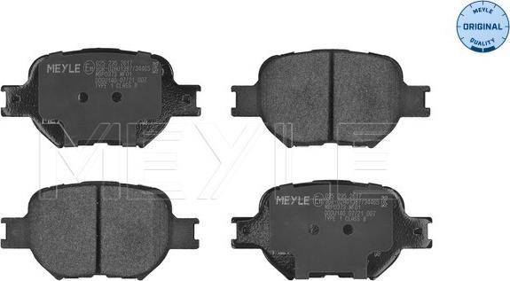 Meyle 025 235 2617 - Brake Pad Set, disc brake onlydrive.pro