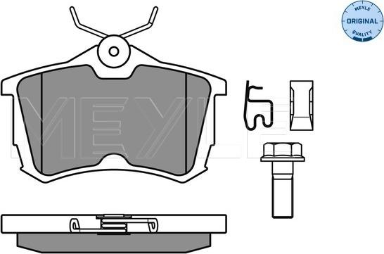 Meyle 025 235 2714/W - Brake Pad Set, disc brake onlydrive.pro