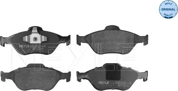 Meyle 025 236 0418 - Brake Pad Set, disc brake onlydrive.pro