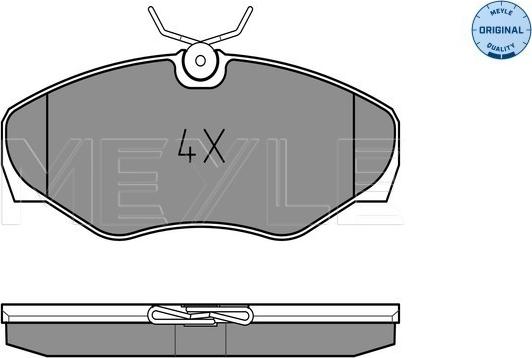 Meyle 025 230 9918 - Brake Pad Set, disc brake onlydrive.pro