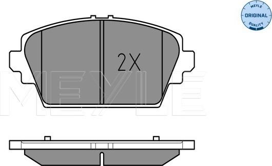 Meyle 025 230 9416/W - Тормозные колодки, дисковые, комплект onlydrive.pro