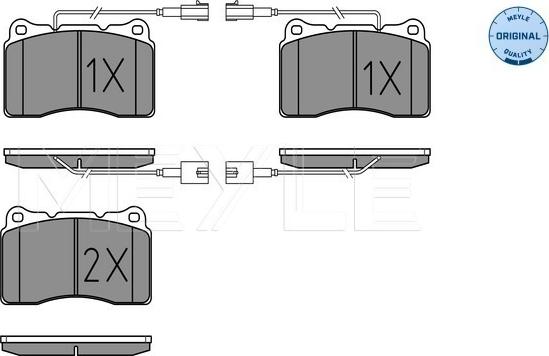 Meyle 025 230 9216/W - Brake Pad Set, disc brake onlydrive.pro