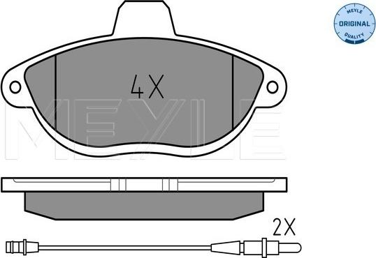 Meyle 025 230 4218/W - Brake Pad Set, disc brake onlydrive.pro