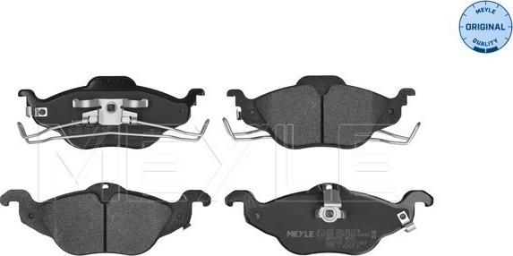 Meyle 025 230 6317/W - Brake Pad Set, disc brake onlydrive.pro