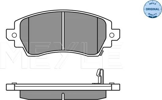 Meyle 025 230 8818/W - Brake Pad Set, disc brake onlydrive.pro