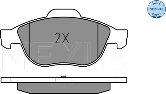 Meyle 025 231 4119/W - Brake Pad Set, disc brake onlydrive.pro