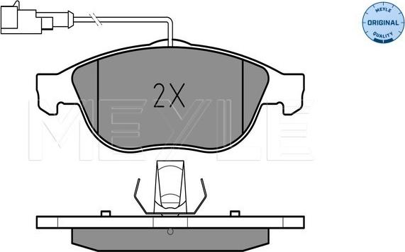 Meyle 025 231 4119/W - Brake Pad Set, disc brake onlydrive.pro