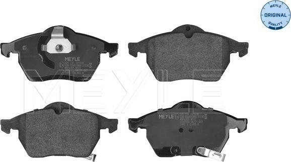 Meyle 025 231 1619/W - Brake Pad Set, disc brake onlydrive.pro