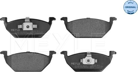 Meyle 025 231 3019/A - Brake Pad Set, disc brake onlydrive.pro