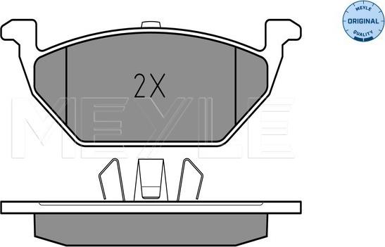 Meyle 025 231 3019/A - Brake Pad Set, disc brake onlydrive.pro