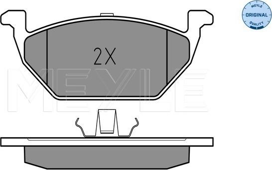 Meyle 025 231 3019/A - Brake Pad Set, disc brake onlydrive.pro