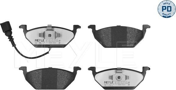 Meyle 025 231 3119/PD - Brake Pad Set, disc brake onlydrive.pro