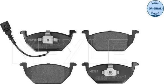 Meyle 025 231 3119/W - Brake Pad Set, disc brake onlydrive.pro