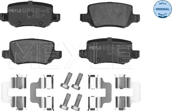 Meyle 025 231 3814 - Piduriklotsi komplekt,ketaspidur onlydrive.pro