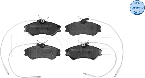 Meyle 025 231 2419/W - Brake Pad Set, disc brake onlydrive.pro