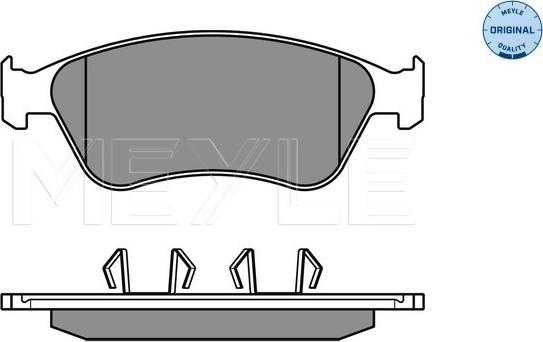 Meyle 025 238 9620/W - Brake Pad Set, disc brake onlydrive.pro