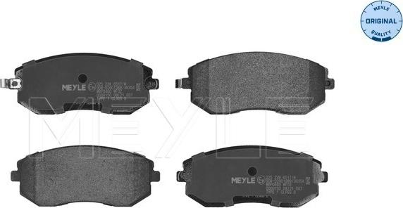 Meyle 025 238 6517/W - Brake Pad Set, disc brake onlydrive.pro