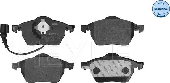 Meyle 025 233 9219/W - Brake Pad Set, disc brake onlydrive.pro